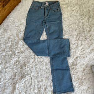 Straight leg jeans